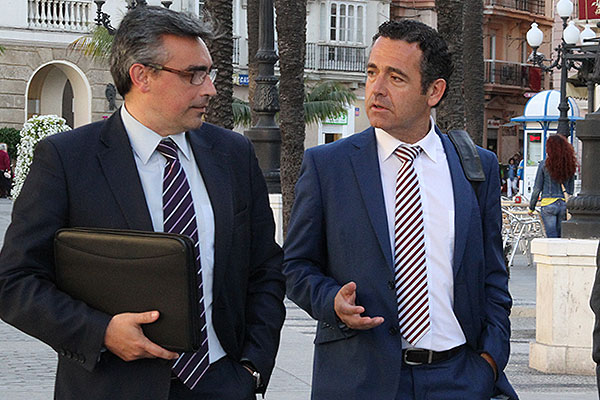 Diego García (a la derecha) junto a Luis Sánchez Grimaldi / Trekant Media