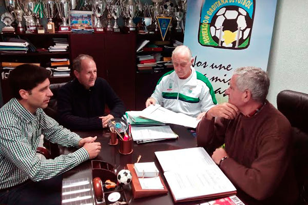 Comisión de la Federación Gaditana de Fútbol para los actos por el Centenario de la RFAF / APD Cádiz