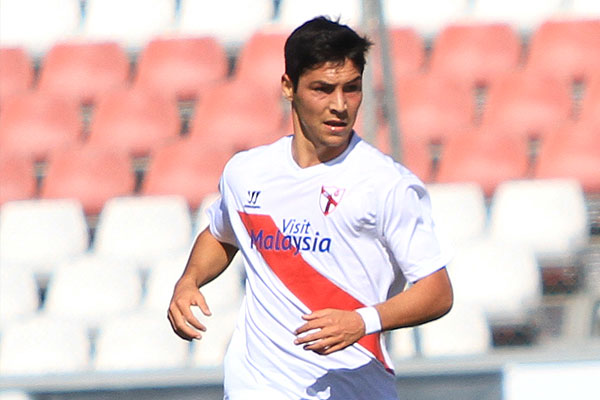 Borja Lasso, jugador del Sevilla Atlético / Trekant Media