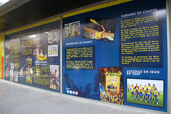 La nueva Tienda Oficial del Cádiz CF rememora los ascensos / Trekant Media