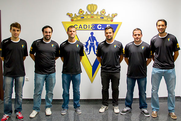 Técnicos de las secciones inferiores del Cádiz CF Virgili