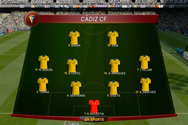 Parche del Cádiz CF para FIFA 15