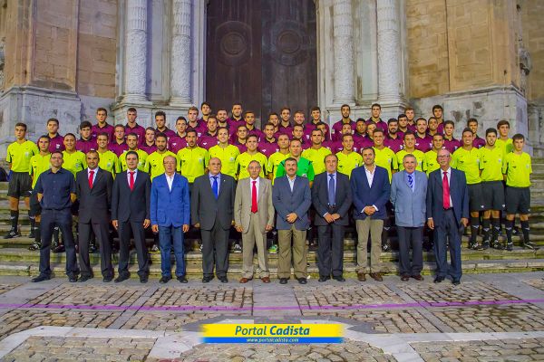 Foto oficial 2014-2015 de los árbitros de Cádiz Capital / Trekant Media