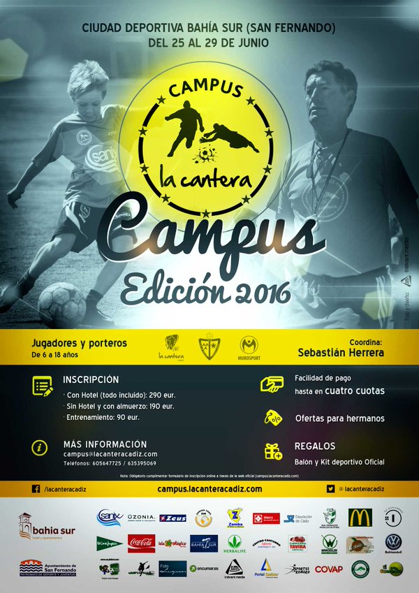Cartel Oficial del Campus La Cantera 2016 / Trekant Media