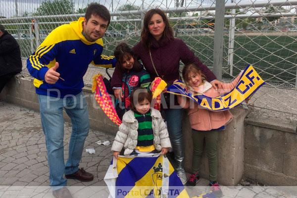 Isaac Cabanes y su familia están en Alcorcón / Twitter @isaaccabanes