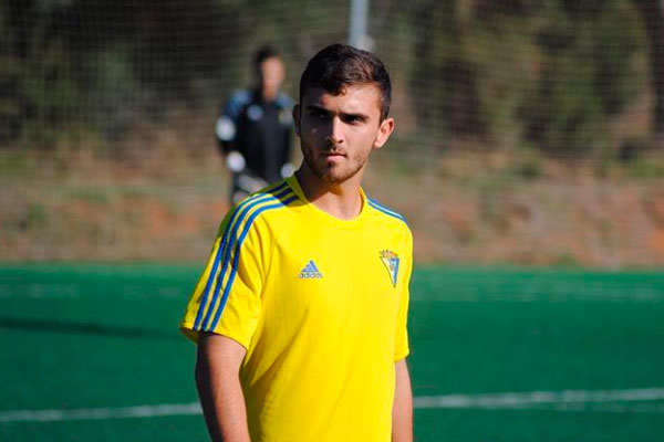 Javi Paul, del Cádiz CF Juvenil