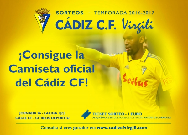 Sorteo de camiseta del Cádiz CF Virgili