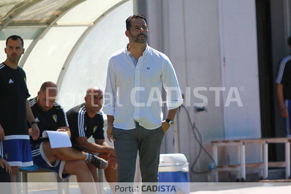 Baldomero Hermoso 'Mere', entrenador del Cádiz CF B / Trekant Media