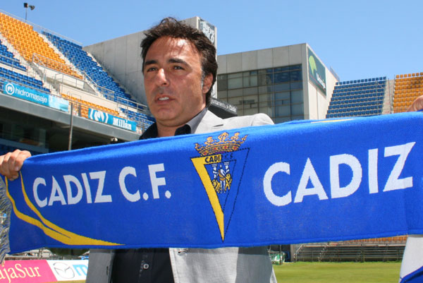 Pina el día de su llegada al Cádiz CF (Foto: Trekant Media)