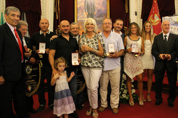 Representantes de equipos y premiados del Ciudad de Cádiz 2012 (Foto: Trekant Media)