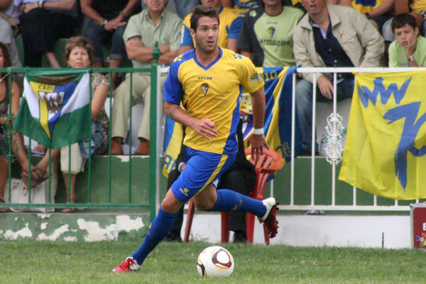 Pedro Barrancos con el Cádiz CF / Trekant Media