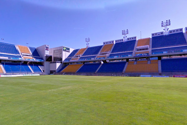 Vista del estadio Ramón de Carranza desde Google Street View, de Google Maps