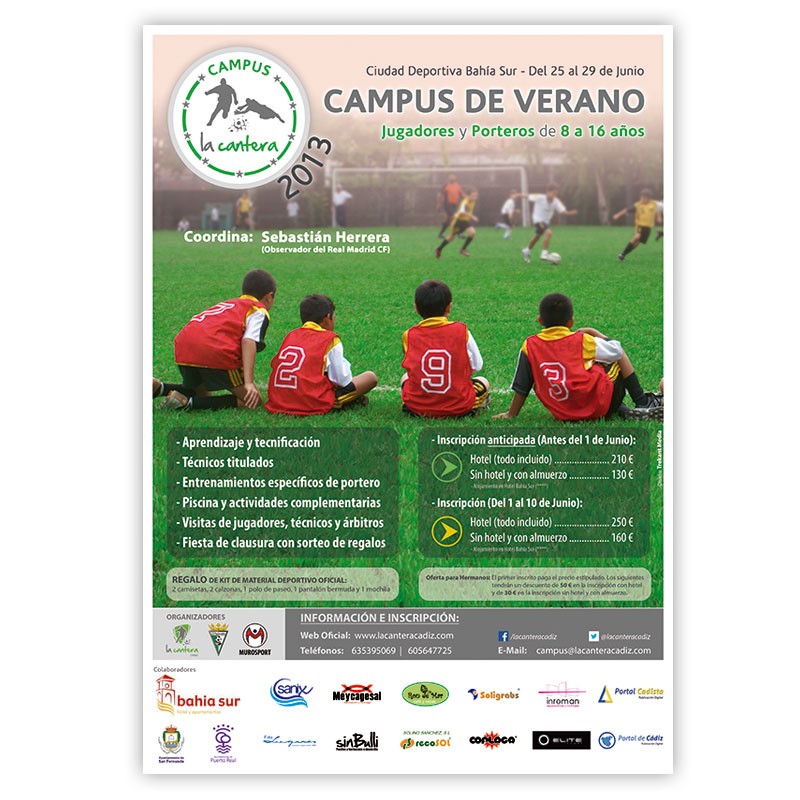 Cartel Oficial del Campus La Cantera 2013