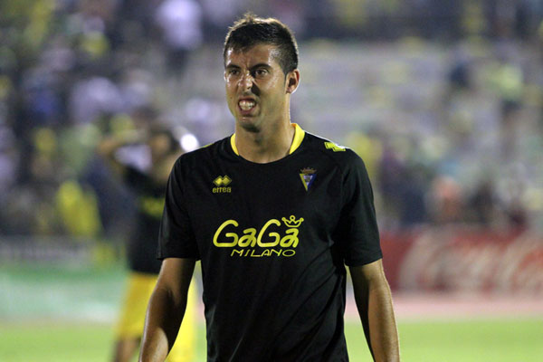 Gabi, el día de su debut con el primer equipo del Cádiz CF / Trekant Media