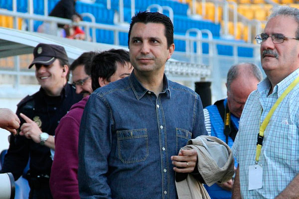 José Manuel Barla, en el estadio Ramón de Carranza / Trekant Media