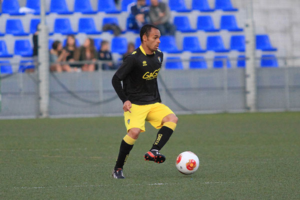 Paulinho, en el único partido que jugó con el Cádiz CF / Trekant Media