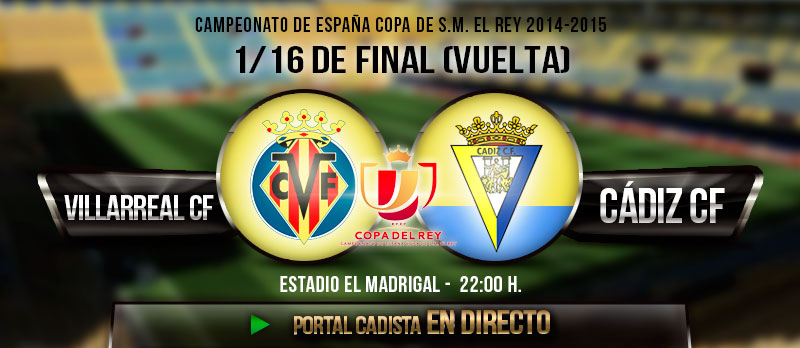 villarreal cadiz online