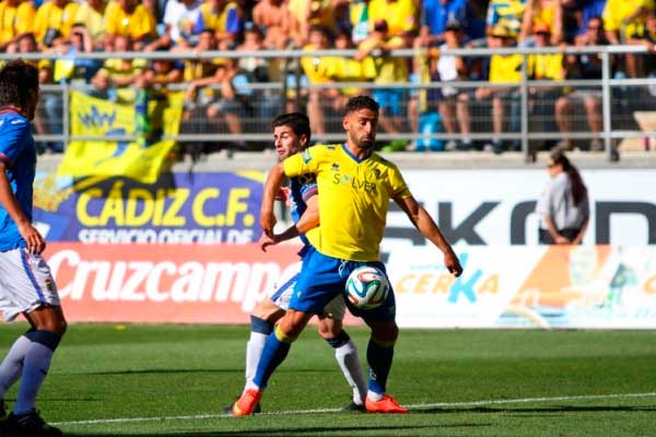 Kike Márquez, en el Cádiz CF - Real Oviedo / Trekant Media