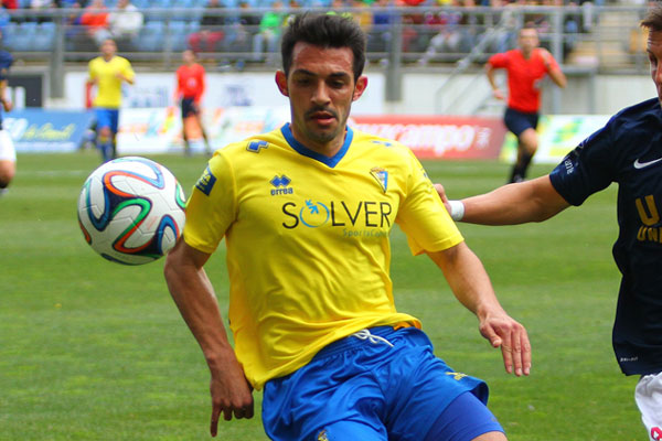 Óscar Rubio, con el Cádiz CF / Trekant Media