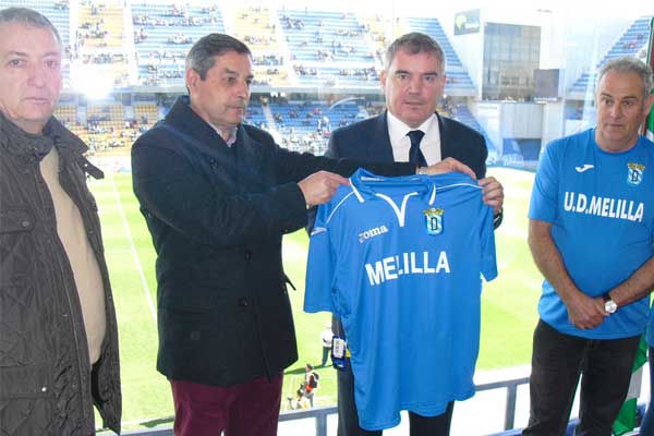 La Peña Nacho Aznar con el presidente del Cädiz / foto: Cádiz CF