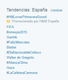 Garrido, Trending Topic nacional