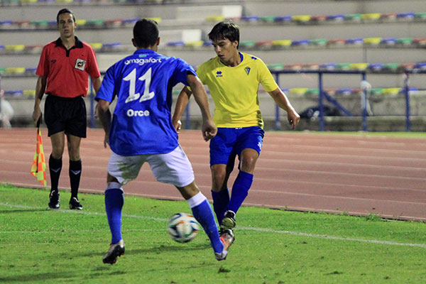 Molina, en el amistoso contra el San Fernando CD de pretemporada / Trekant Media