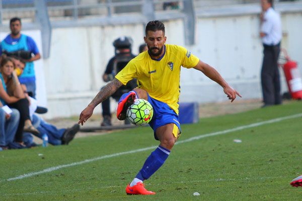 Cristian Márquez, con el Cádiz CF / Trekant Media