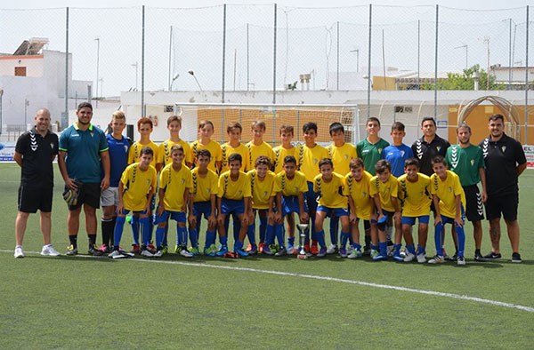 El Cádiz CF Infantil B en pretemporada