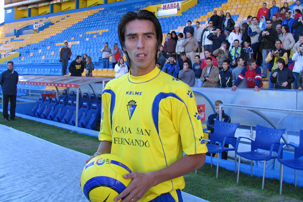 Lucas Lobos, con el Cádiz CF / Trekant Media