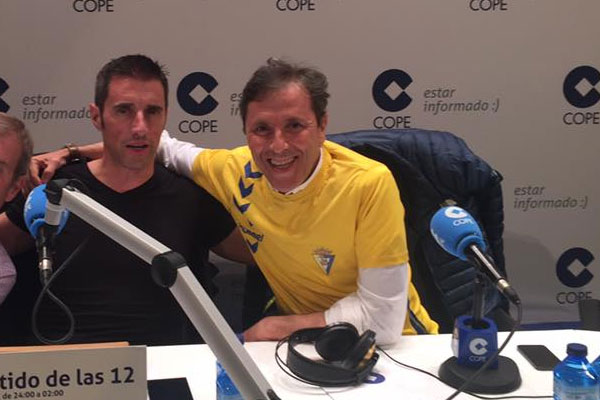 Paco González, con la camiseta del Cádiz CF / COPE