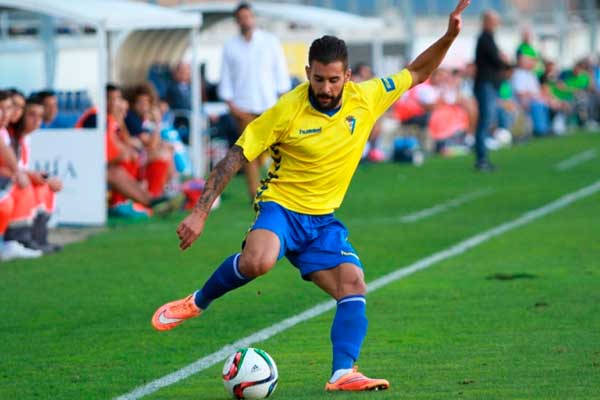 Cristian Márquez con el Cádiz CF / Trekant Media