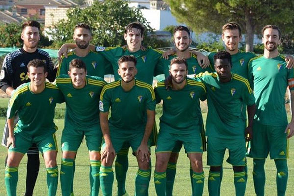 El Cádiz CF B en pretemporada