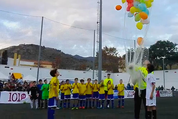 El Cádiz CF Alevín, en el torneo 101TV