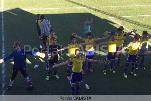 El Cádiz CF Benjamín, campeón del Torneo de Espera