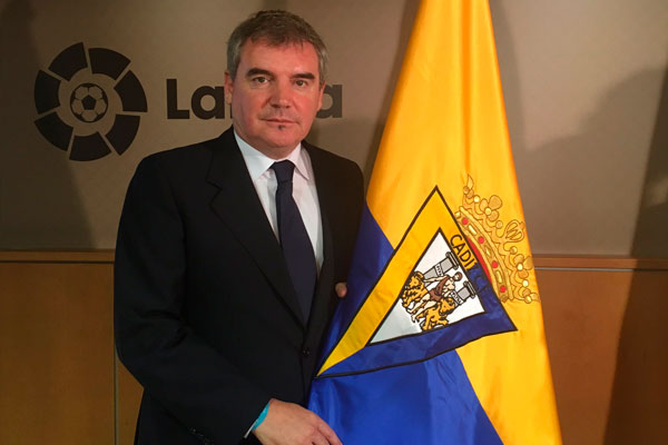 Manuel Vizcaíno en LaLiga / cadizcf.com