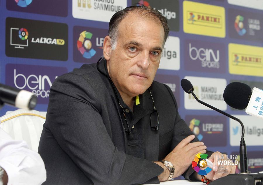 Javier Tebas, en un evento de LaLiga World / laliga.es