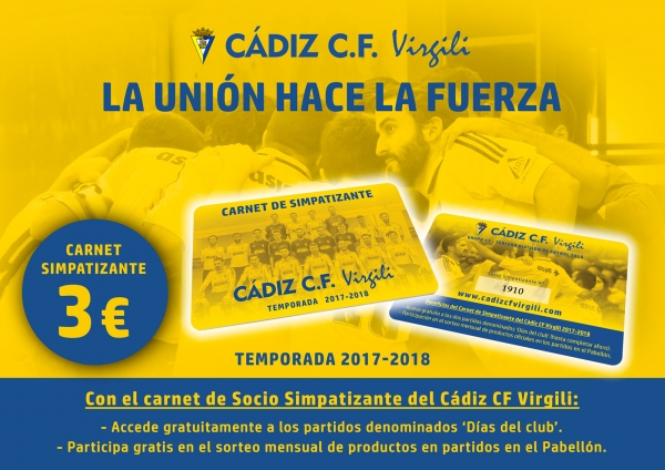 Carnet del Cádiz CF Virgili