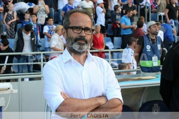 Álvaro Cervera, entrenador del Cádiz CF / eldorsal.com