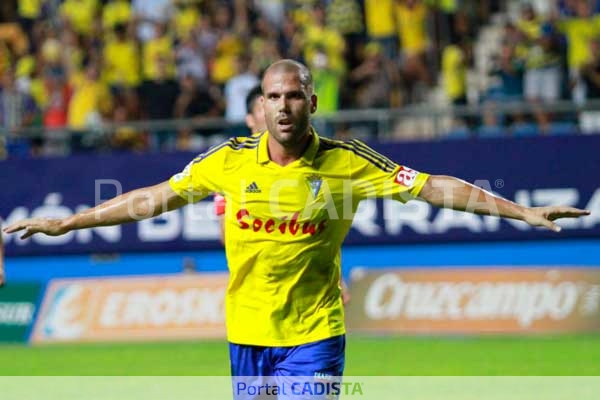 Ortuño marcó el gol del empate ante la SD Huesca / Trekant Media