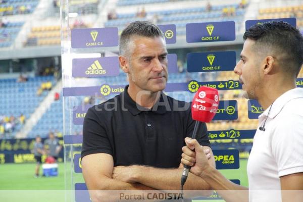 Lluís Carreras ayer en Carranza