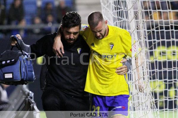 Carrillo, lesionado ante el FC Barcelona / Trekant Media