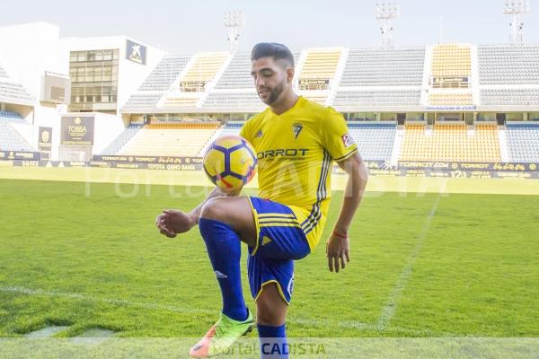 Jona Mejía con el Cádiz CF / Trekant Media