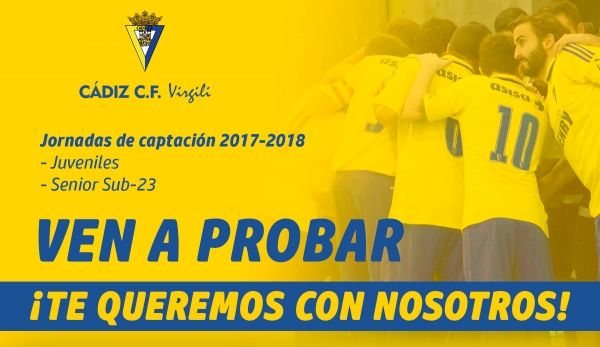 Jornadas de captación del Cádiz CF Virgili