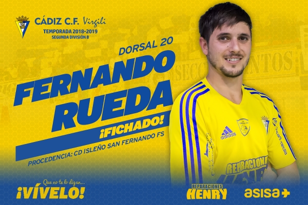 Fernando Rueda, nuevo fichaje del Cádiz CF Virgili