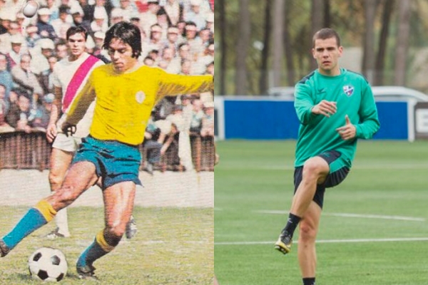 Villalba (Cádiz CF) y Álex Gallar (SD Huesca)