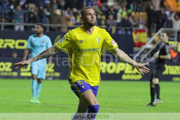 Carrillo con el Cádiz CF / Trekant Media