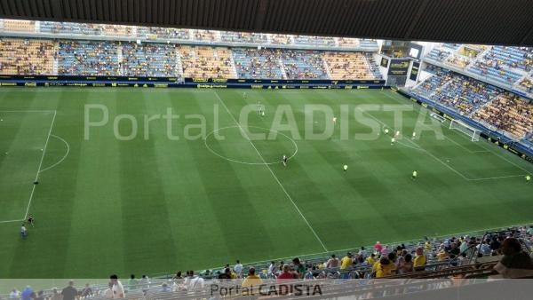 Estadio Carranza este sábado ante el Málaga / Trekant Media