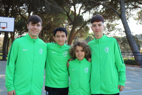 Jugadores del Cádiz CF Virgili en el campeonato de Andalucía de selecciones provinciales