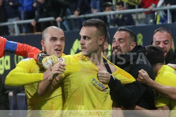 Juan Cala celebrando su gol / Trekant Media