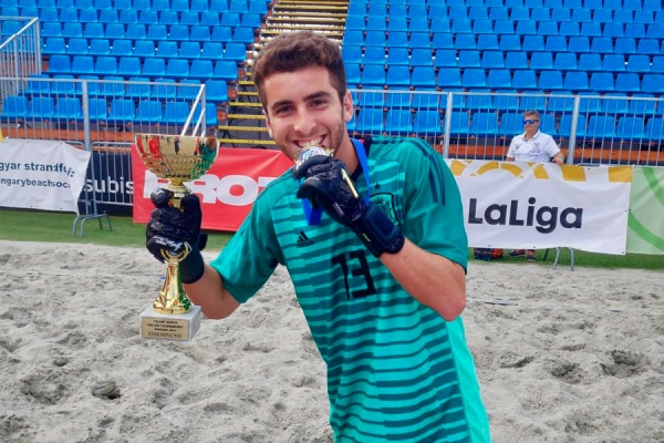 Juanmi Mateo, campeón de España Sub 21 en el Talent Beach Soccer 2019